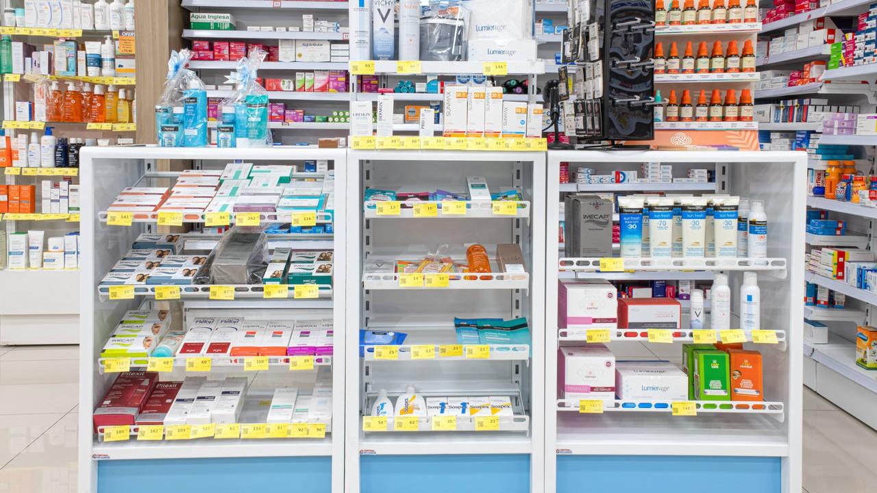 balcão de atendimento para farmácia