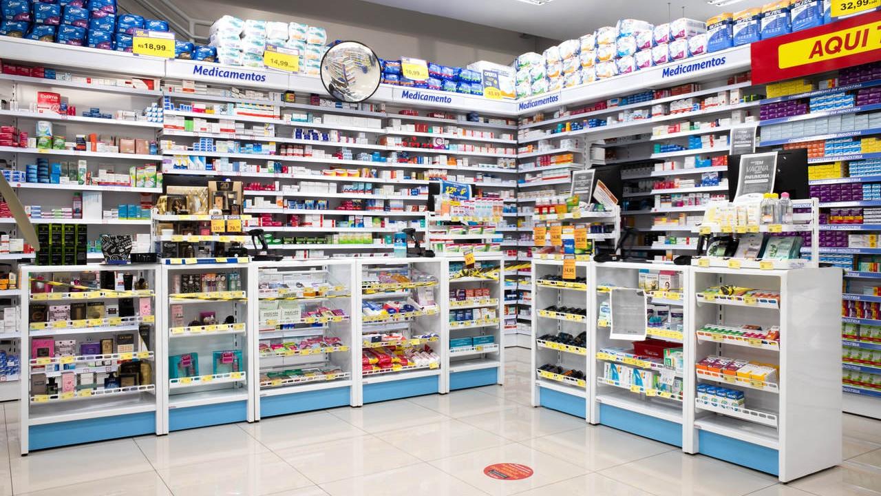 balcão de atendimento para farmácia