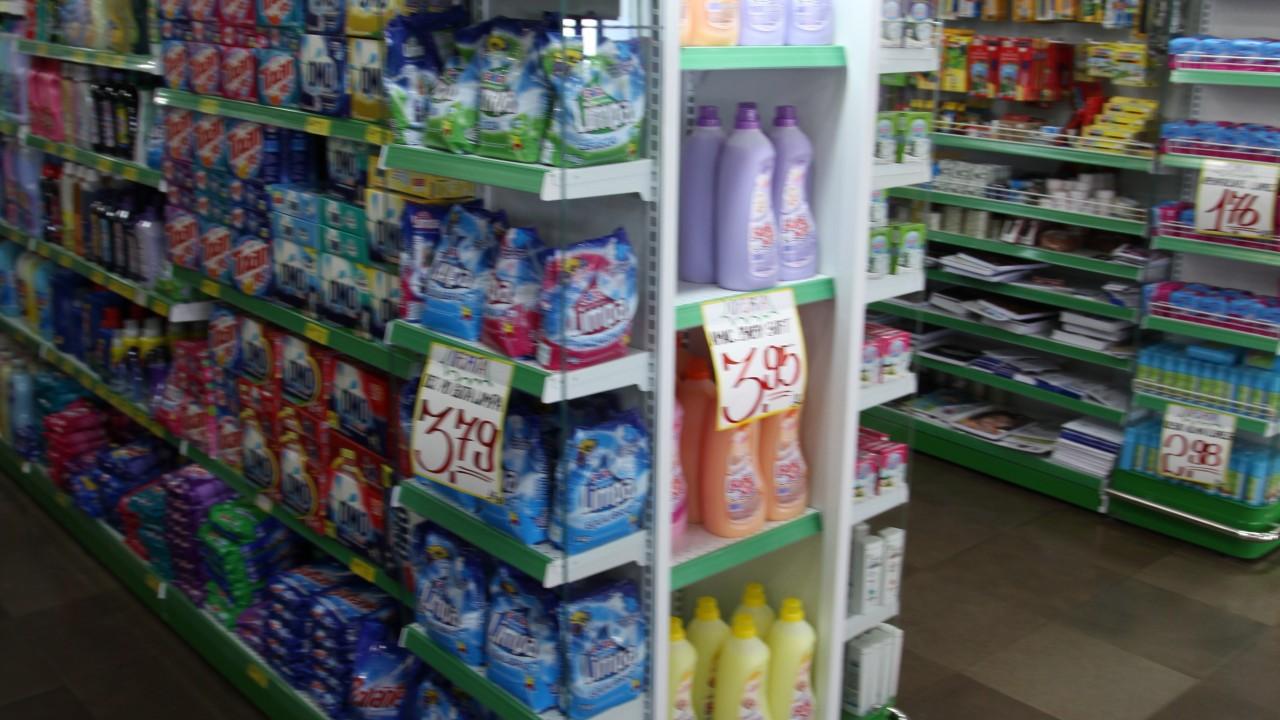 prateleira e gôndolas para supermercado e padarias