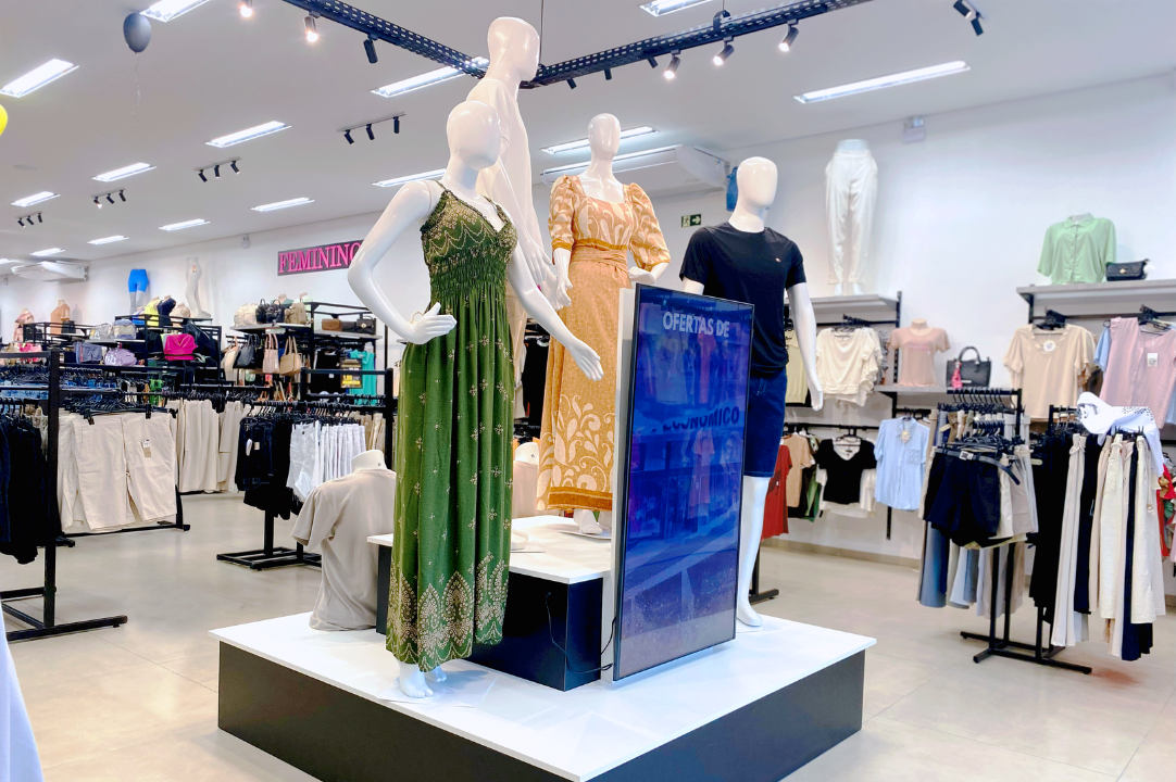 Ponto Focal para loja de confecção